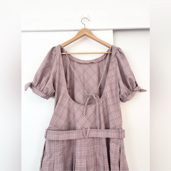 FREE PEOPLE SEVI PLEATED MINI DRESS SIZE S MSRP $168.00 NWOT - Picture 9 of 12